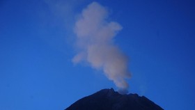 Gunung Merapi Letuskan Awan Panas 800 Meter