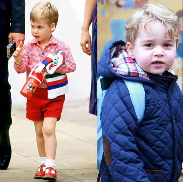 <p>Nah, yang ini, momennya sama, yakni saat akan berangkat sekolah. (Foto: Instagram @theroyalcourier)</p>