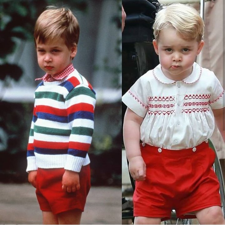 <p>Ekspresi seriusnya mirip banget ya? He-he (Foto: Instagram @theroyalcourier)</p>
