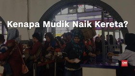 VIDEO: Alasan Warga Mudik Menggunakan Kereta Api