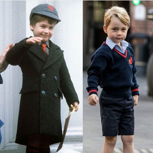 Foto Pangeran William Saat Kecil dan Pangeran George, Mirip Kan? - Foto 1