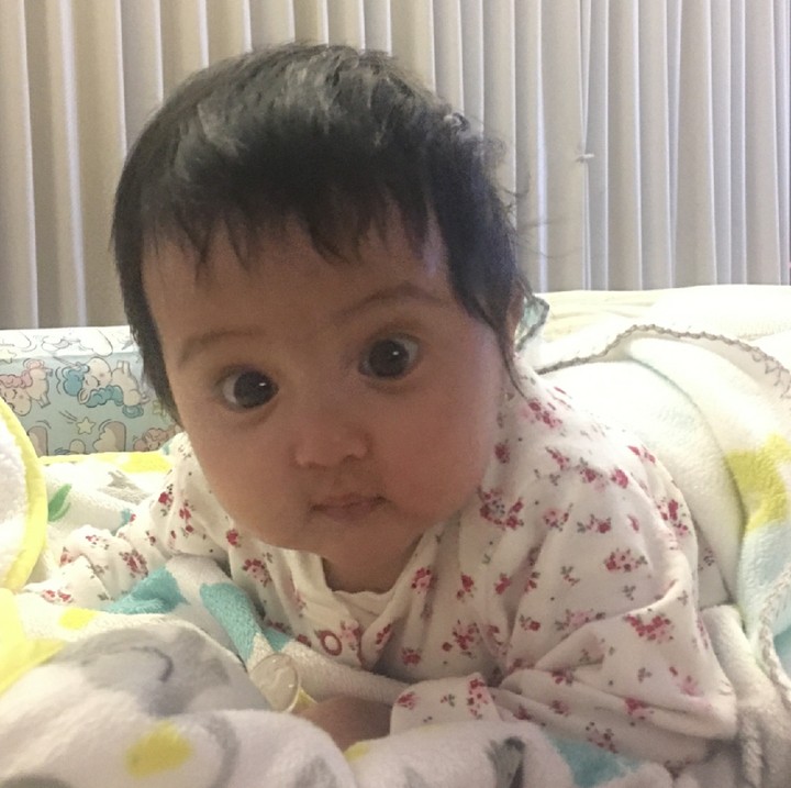 <p>Lihat deh, mata belo dan pipi chubby Kylie bikin dia tambah nggemesin. (Foto: Instagram/@andisorayabeatrix)</p>