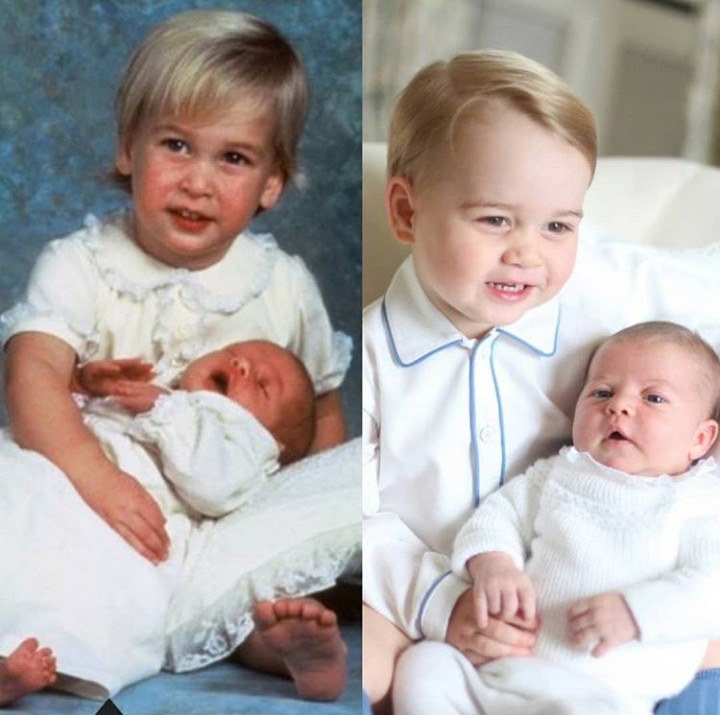 Foto Pangeran William Saat Kecil dan Pangeran George, Mirip Kan?