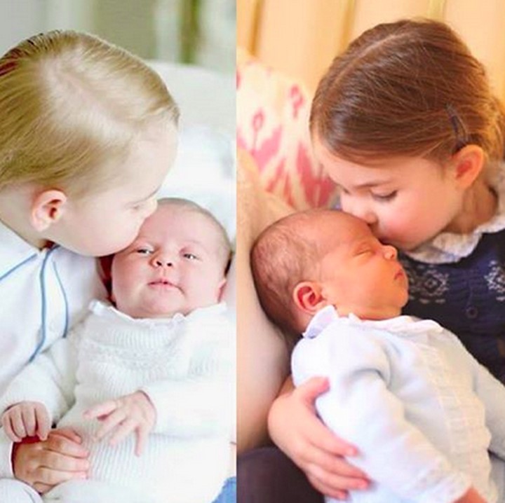 <p>Sayang adik! Gaya Pangeran George mencium Charlotte dan gaya Putri Charlotte mencium Louis. Dua-duanya bikin gemas maksimal! (Foto: Instagram/@princelouis.cambridge)  </p>
