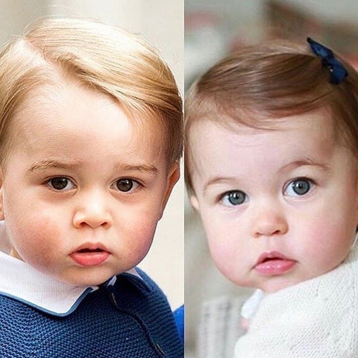 <p>Pasang ekspresi begini, George dan Charlotte bagai pinang dibelah dua. Setuju, Bun? (Foto: Instagram/@princelouis.cambridge)  </p>