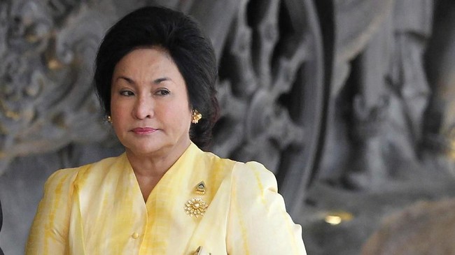 Rosmah Mansor, istri mantan PM Malaysia, Najib Razak, dilaporkan akan didakwa dengan dugaan 20 kasus pencucian uang terkait skandal korupsi 1MDB.
