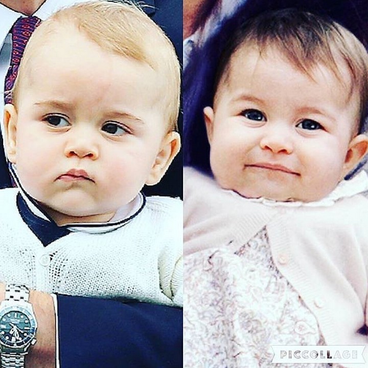 <p>Dengan pipi yang chubby, di foto ini siapa yang lebih menggemaskan menurut Bunda? (Foto: Instagram/@princelouis.cambridge)</p>