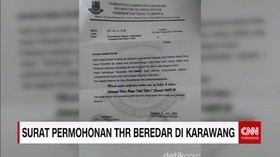 Surat Permintaan THR Viral di Media Sosial