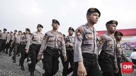 Polri Terjunkan 76.912 Personel saat Operasi Ketupat Lebaran