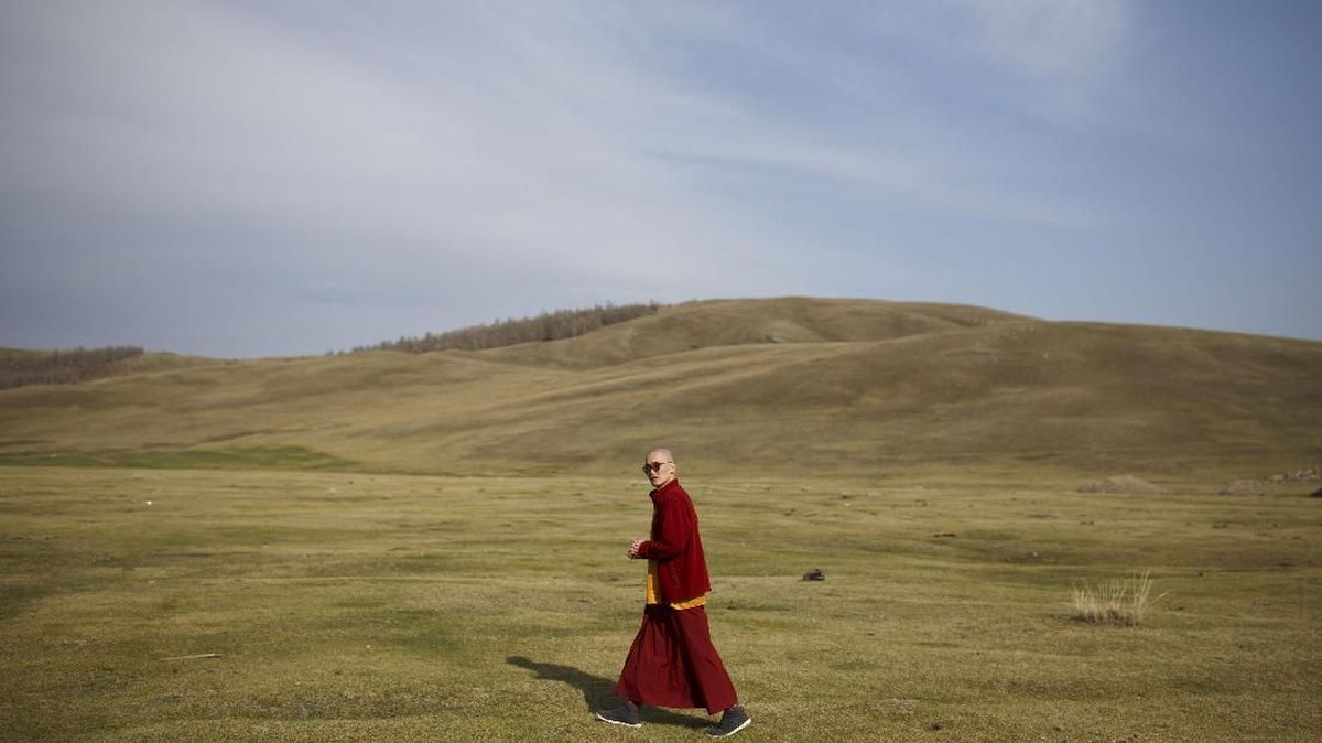 FOTO: Perguruan Biksu Millennial di Mongolia