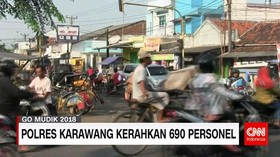 Pengamanan Jalur Mudik Lebaran 2018