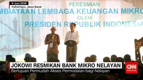 Jokowi Resmikan Bank Mikro Nelayan