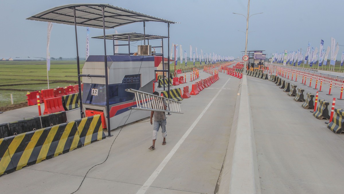 FOTO: Menengok Tol Setengah Jadi di Jalur Mudik 2018
