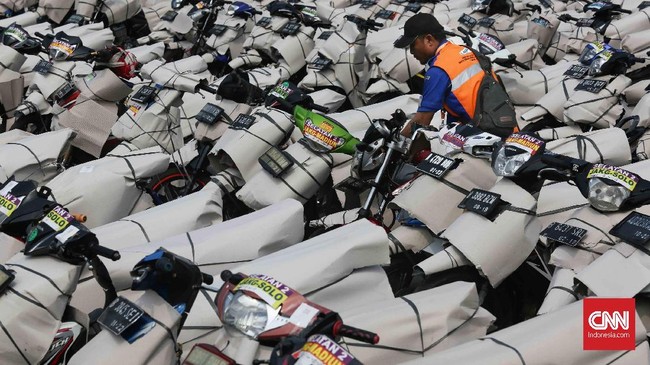 Jumlah motor yang diangkut program Motis Kemenhub pada momen Idulfitri 2019 disebut meningkat dari 2018.
