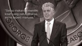 FOTO: Tutur Anthony Bourdain Terkait Kuliner dan Wisata Anthony Bourdain meninggal dunia pada Jumat (8/6). Berikut ini tutur terakhirnya selagi masih berkutat di dunia kuliner dan wisata.
