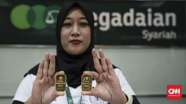 Bisnis gadai emas PT Pegadaian (Persero) mandek. Buktinya, pembiayaan yang disalurkan cuma tumbuh 1-2 persen sampai semester I 2019 ini.
