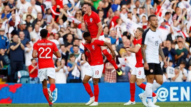 Timnas Inggris meraih kemenangan ketika menjamu timnas Kosta Rika di pertandingan persahabatan jelang Piala Dunia 2018