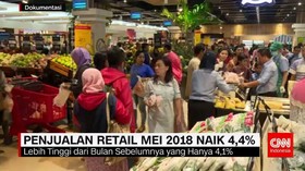 Penjualan Retail Mei 2018 Naik 4,4%