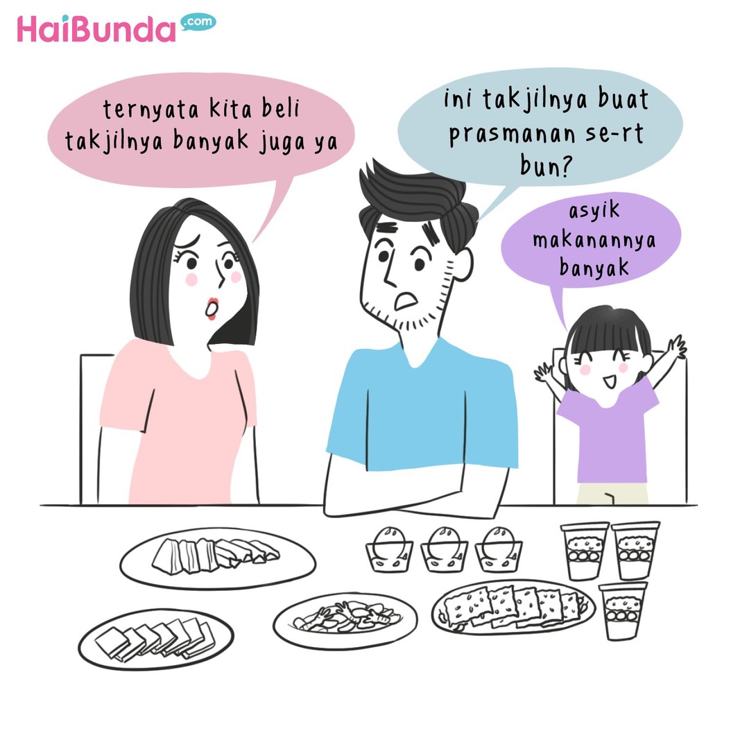 Begini jadinya kalau keluarga bunda di komik ini 'lapar mata' jelang buka puasa. Bunda dan keluarga pernah mengalami juga? Yuk ceritakan di kolom komentar, Bun.
