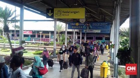 Pemudik di Stasiun Bandung Meningkat Dibanding Tahun Lalu