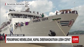 Kepadatan Penumpang, Kapal Diberangkatkan Lebih Awal