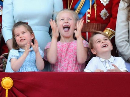 Foto Gemas Putri Charlotte dan Sepupunya di Ultah Ratu Elizabeth