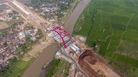 Menhub Sebut Jembatan Kali Kuto Dibuka Fungsional Sore Ini