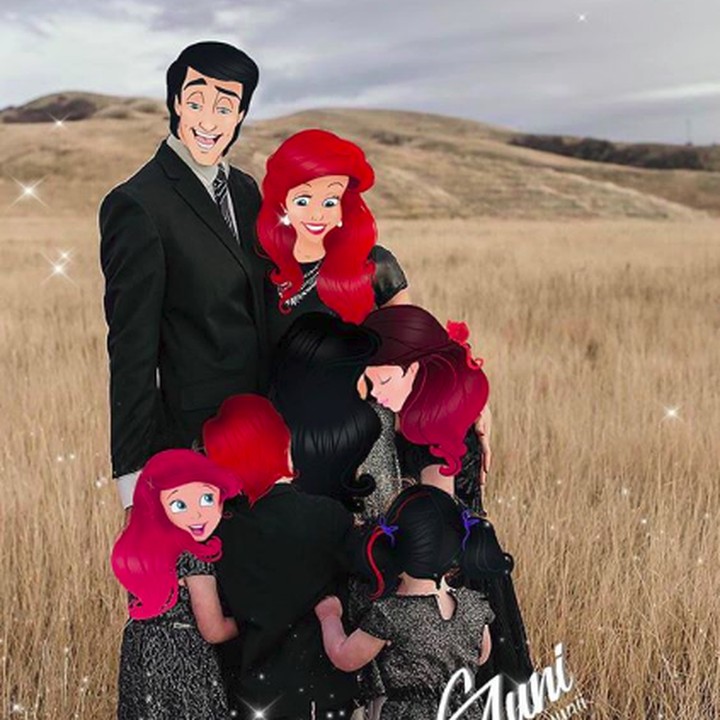 <p>Wah, Ariel dan Pangeran Erick punya anak perempuan yang cantik-cantik lho. (Foto: Instagram/ @iguunii)</p>