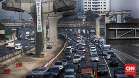 Polisi Sebut Arus Mudik Jakarta-Jateng Turun Jadi 40 Persen