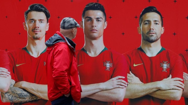 FOTO: Aksi Perdana Ronaldo di Rusia Jelang Piala Dunia 2018