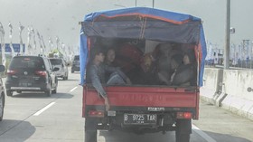 Pemudik Dilarang Naik Kendaraan untuk Mengangkut Barang