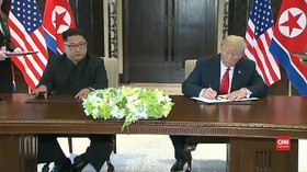 VIDEO:  Trump-Kim Tanda Tangan Dokumen Bersejarah AS-Korut