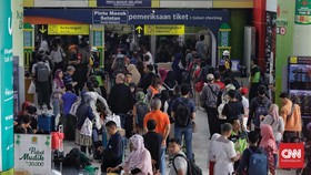 Arus Balik H+2, 20 Ribu Pemudik Tiba di Stasiun Gambir