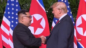 VIDEO: Pertemuan Bersejarah Amerika Serikat dan Korea Utara