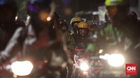 Lalu Lintas Kalimalang Padat Merayap, Didominasi Pemudik Motor