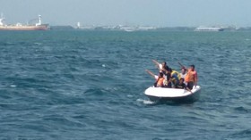 Kapal Tenggelam di Makassar karena Dihantam Angin