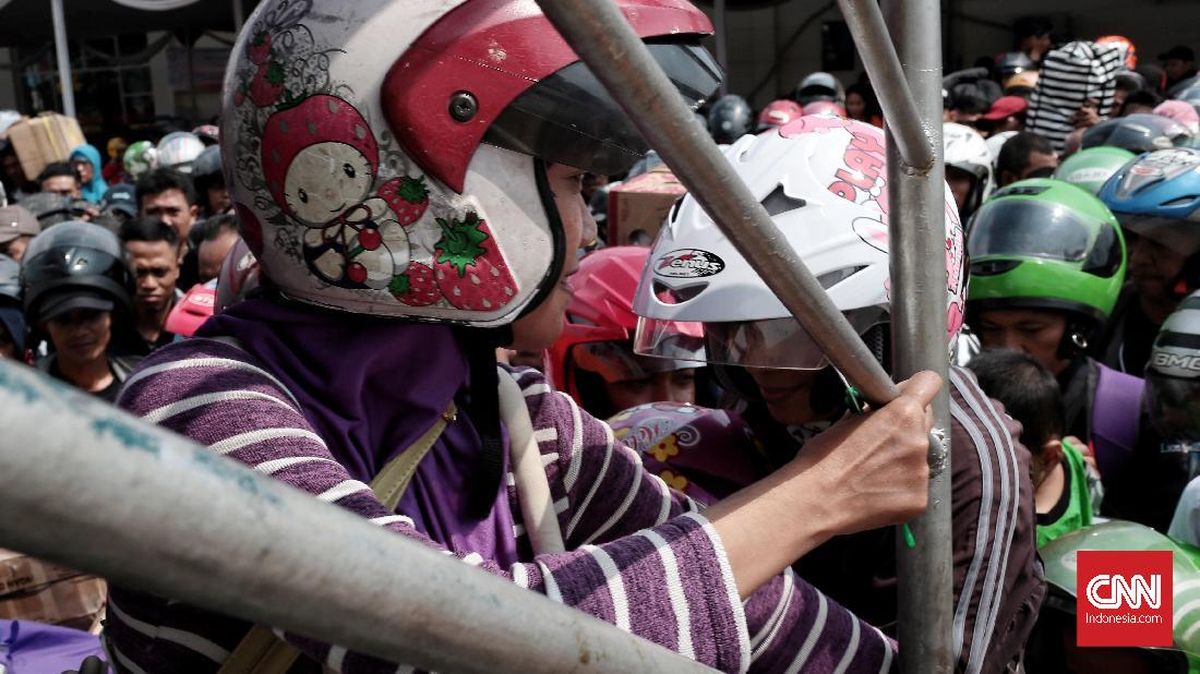 FOTO: Para Pemudik Gratis di Tanjung Priok