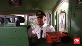 Masinis Kereta Api, Rela Tak Lebaran Demi Antar Pemudik