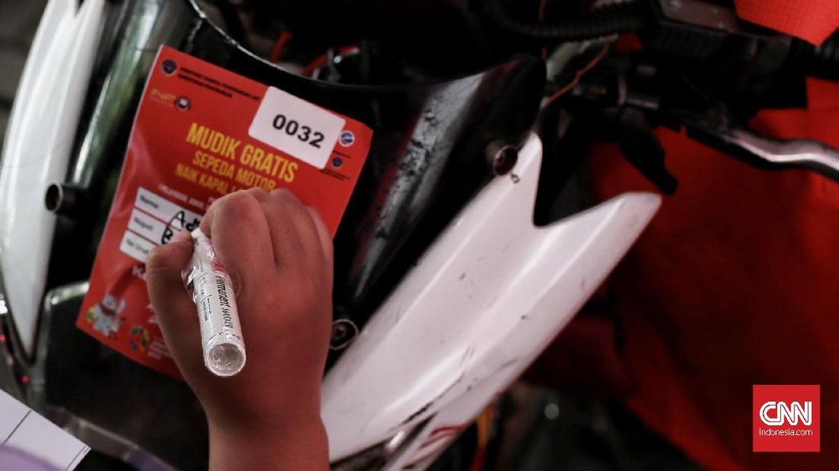 FOTO: Para Pemudik Gratis di Tanjung Priok