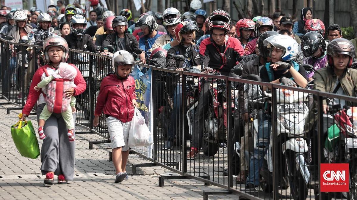FOTO: Para Pemudik Gratis di Tanjung Priok