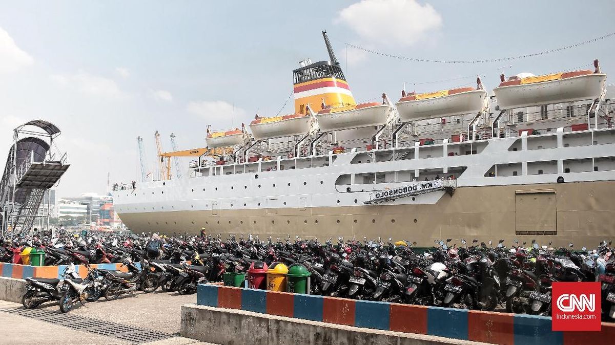 FOTO: Para Pemudik Gratis di Tanjung Priok