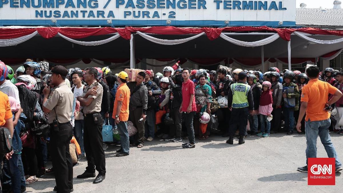 FOTO: Para Pemudik Gratis di Tanjung Priok