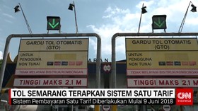Tol Semarang Tetapkan Sistem Satu Tarif