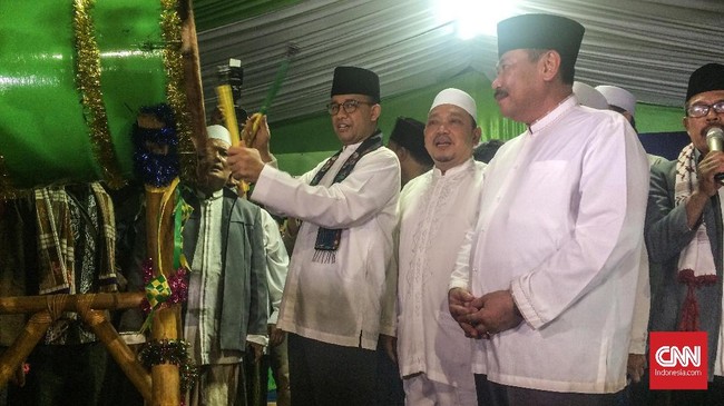 Gubernur DKI Jakarta Anies Baswedan memastikan ibu kota aman selama gelaran takbiran pada H-1 Idul Fitri pada Kamis (14/6) malam.