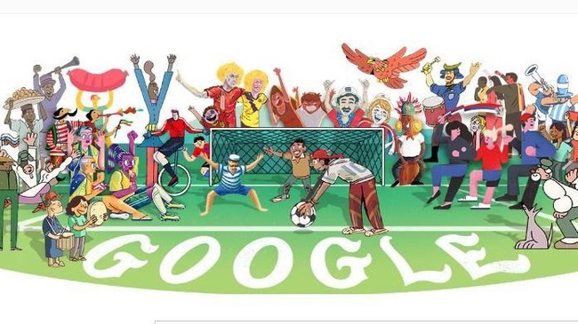 Google menyambut pembukaan resmi Piala Dunia 2018 di Rusia dengan menghadirkan doodle khusus.