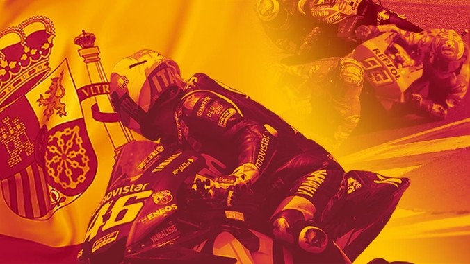 Jorge Lorenzo juara MotoGP Catalunya di Sirkuit Barcelona, Marc Marquez berada di posisi kedua. Sementara pebalap Italia, Rossi berada di posisi ketiga.