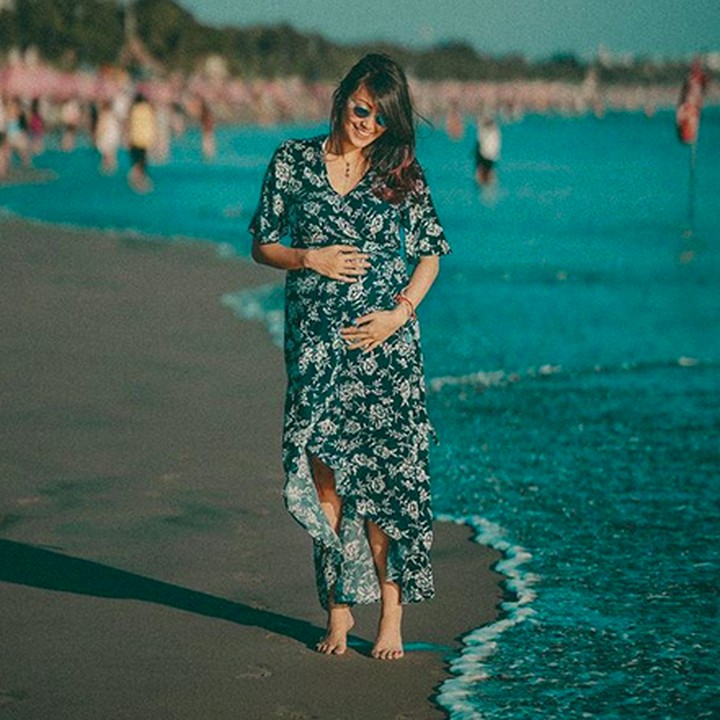 <p>Sehat selalu Bunda Sharena dan calon baby-nya. Semoga persalinannya lancar ya! (Foto: Instagram/@tail_wagging)  </p>