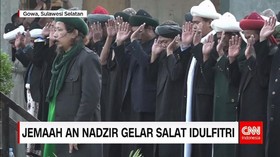 JEMAAH AN NADZIR GELAR SALAT IDULFITRI