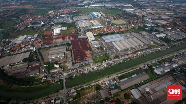 Kawasan industri bernilai Rp4,2 triliun berdiri di Karawang, Jawa Barat. Pencanangan pembangunan kawasan industri tersebut dilakukan Kamis (20/6) kemarin.