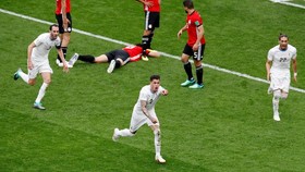 FOTO: Timnas Uruguay Menang Dramatis Atas Mesir